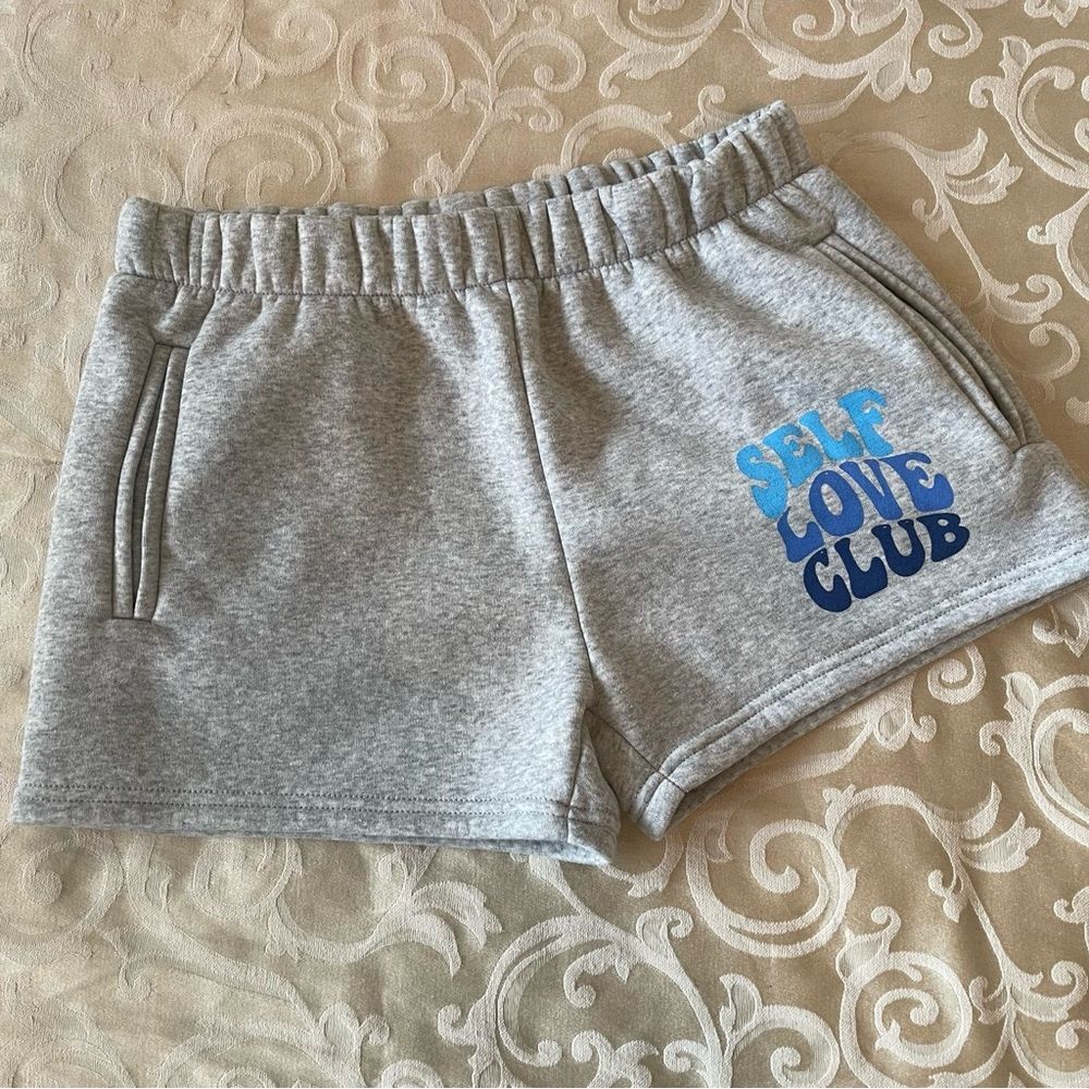 No Boundaries Shorts Juniors Size M/7-9 Gray Sweat Shorts